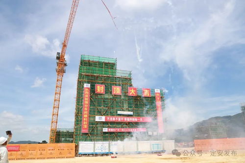 定安大嶺礦項目篩分及水洗砂車間順利封頂 土建工程進入收尾階段
